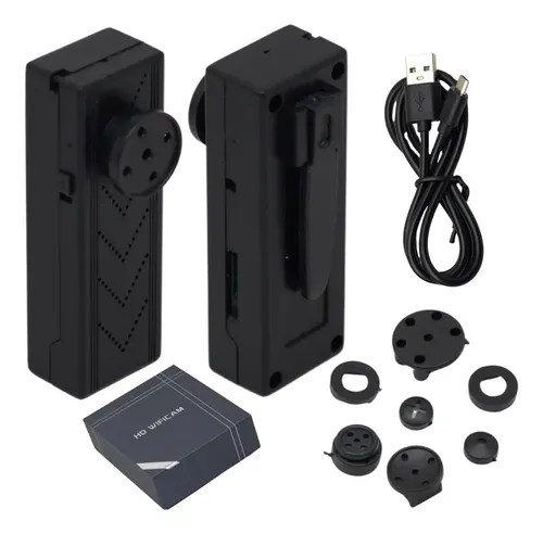 Mini Cámara Botón Oculta DVR Wifi Audio Y Video En Vivo 128GB