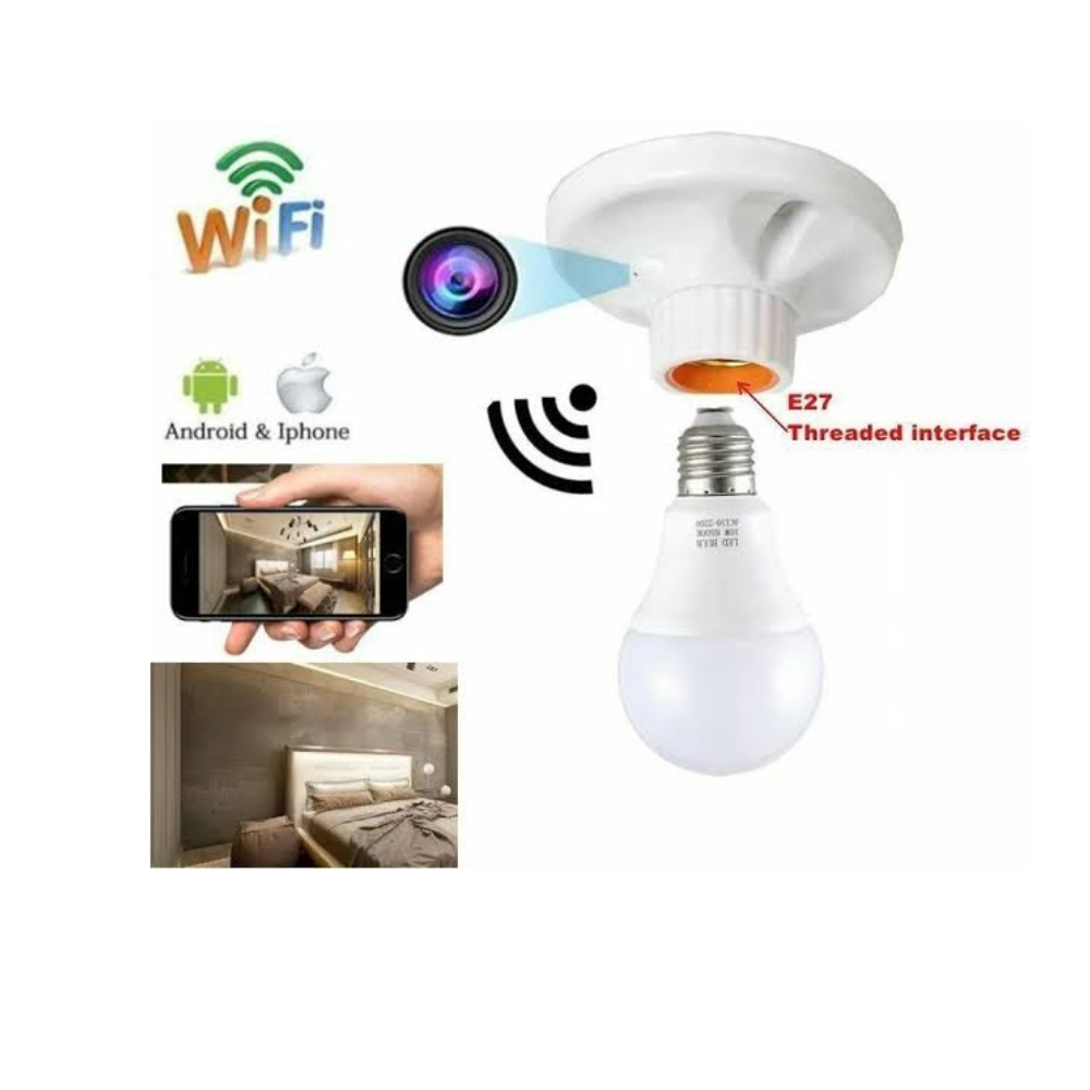 Imagen de Socket Con Cámara Oculta Wifi Full HD  En Vivo
