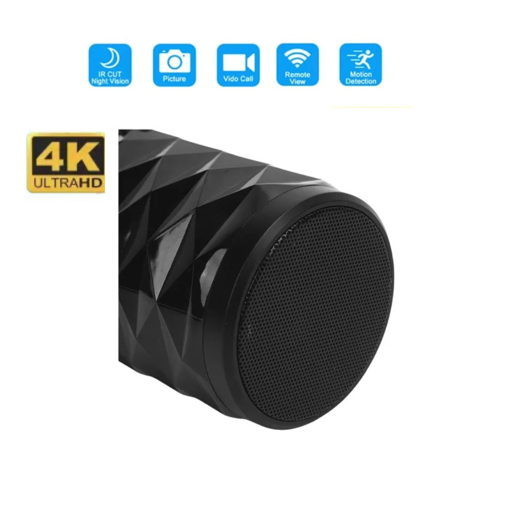Imagen de Parlante Bluetooth Camara Espia Wifi Infrarrojo Full HD Audio En Vivo