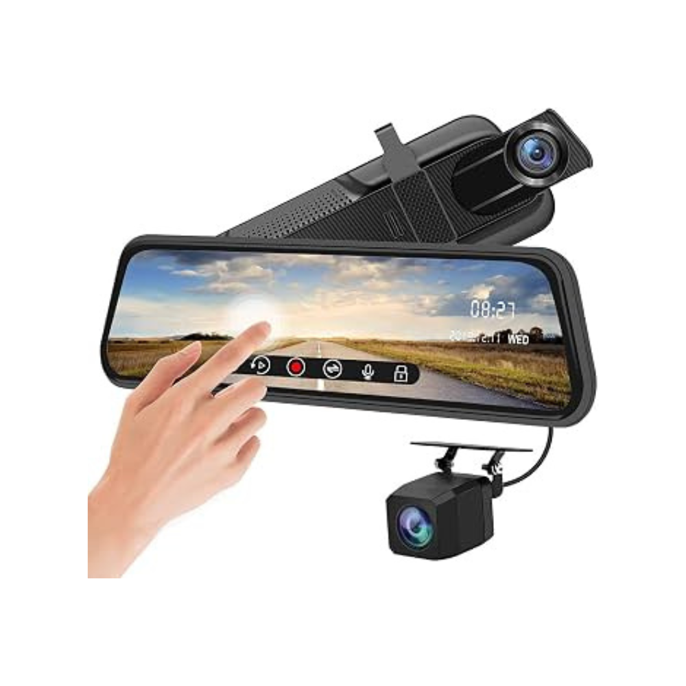 Imagen de Espejo Dash Cam Camara Para Auto Full HD Retroceso Pantalla Completa