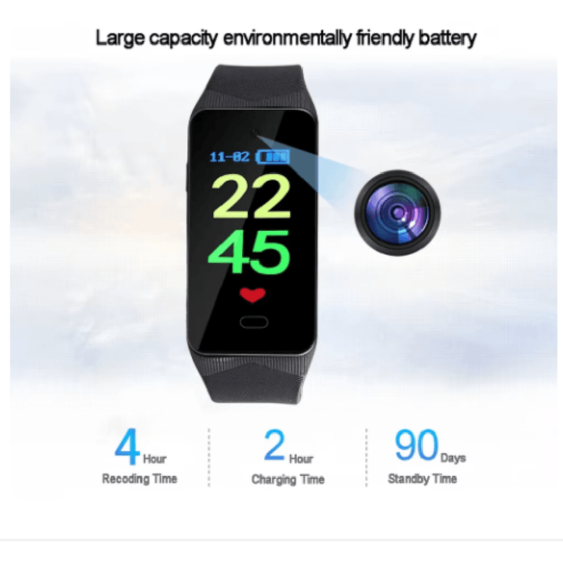 Imagen de Reloj de Pulsera Espía para Mujer Full HD 8GB Cámara 1mm Audio y Video