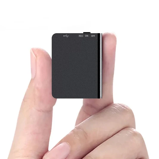 Imagen de Grabador de Audio Espía Ultra Delgado Mini Cuadrado 8GB con 30 Horas de Batería
