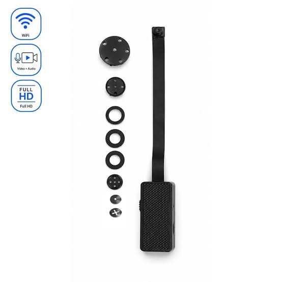 Imagen de Cámara Espía Flex Botón y Perno Full HD con WiFi y Transmisión en Tiempo Real — ¡Máxima Discreción Portátil!